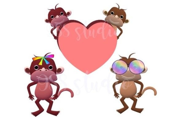 Download 3D Monkey Funny Animal Png Cute Monkeys - Animal Collection
