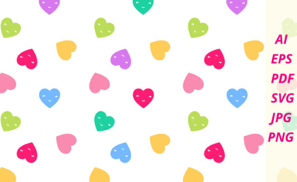 Download Love Hearts Digital Paper Pack Pattern. - Hearts digital paper Collection