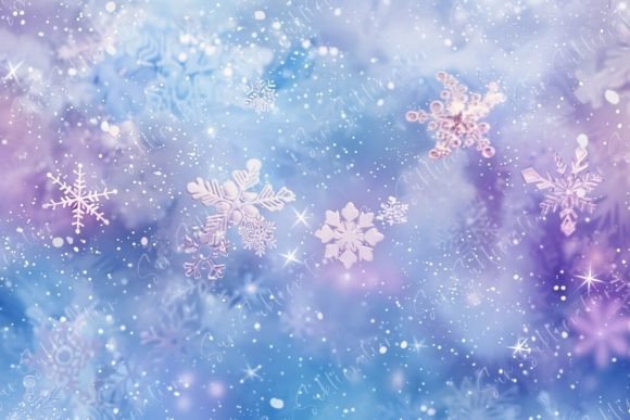 Download Light Blue and Purple Winter Background - Winter Collection
