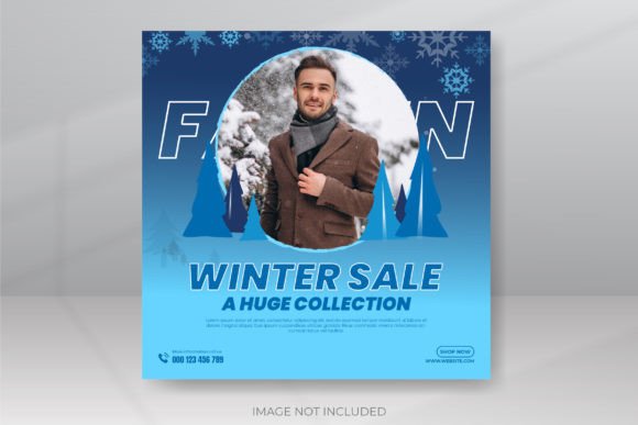 Download Winter Template Design for Big Sale - Winter Collection