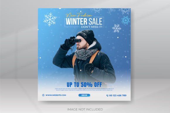 Download Winter Template Design for Big Sale - Winter Collection