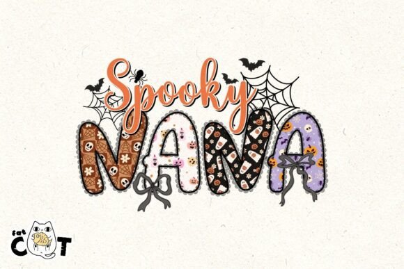 Download Spooky Nana Halloween Sublimation PNG - Sublimation png Collection