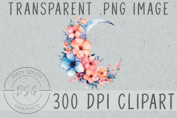 Download Watercolor Moon Clip Art - Watercolor moon Collection