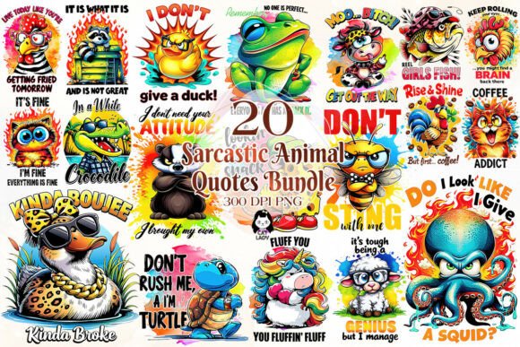 Download Sarcastic Animal Funny Quotes Clipart - Premium Resources