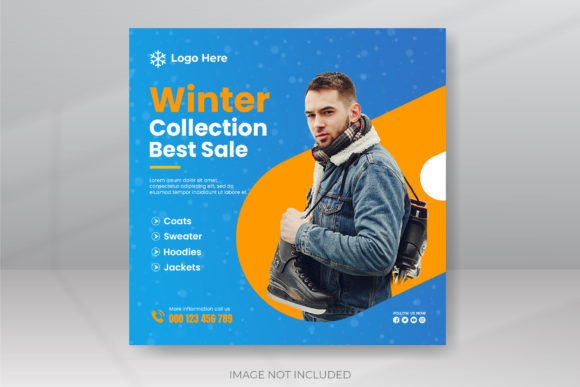 Download Winter Template Design for Big Sale - Winter Collection